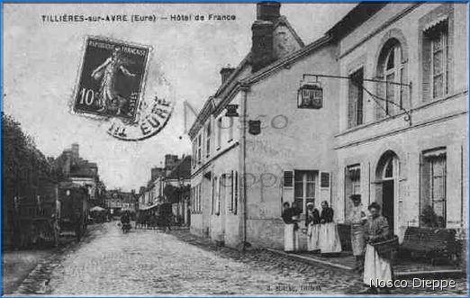 TILLIERES SUR AVRE - HOTEL DE FRANCE
