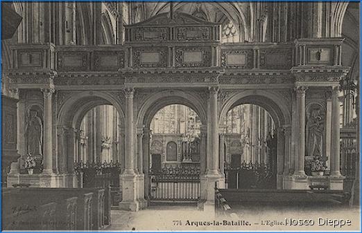 ARQUES LA BATAILLE - L EGLISE - LE JUBE - G. Marchand - A. Bettembos Editeur Dieppe