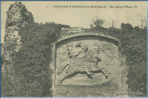 ARQUES-LA-BATAILLE - BAS RELIEF D HENRI IV