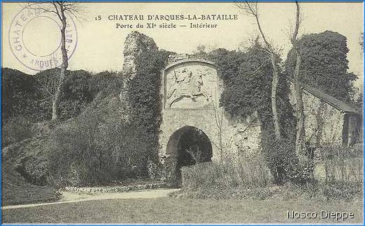 ARQUES-LA-BATAILLE - CHATEAU - PORTE DU XI EME SIECLE - INTERIEUR