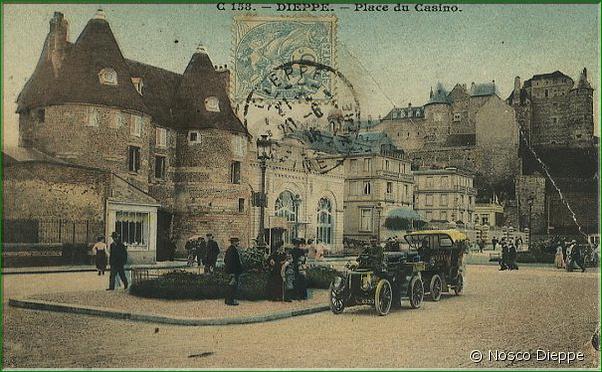 N 0158 COULEURS - DIEPPE - PLACE DU CASINO - G. Marchand