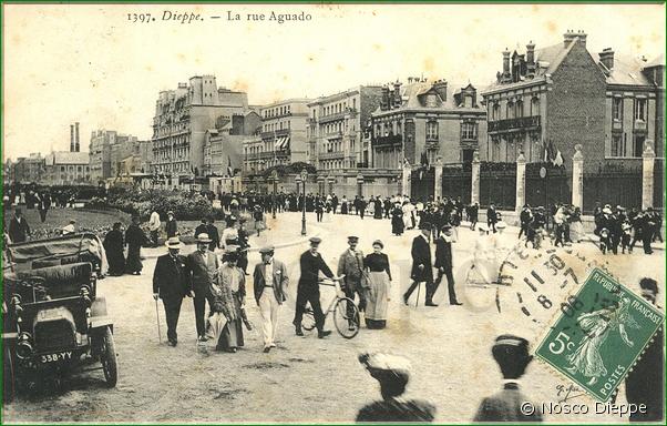N 1397 - DIEPPE - LA RUE AGUADO - G. Marchand