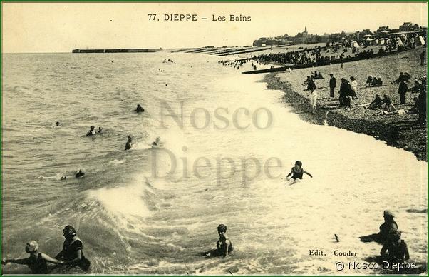 N 077 - DIEPPE - LES BAINS - J. Couder