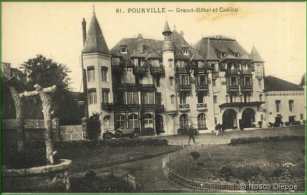 N 081 - POURVILLE - GRAND-HOTEL ET CASINO - Edit. Couder