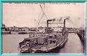 DIEPPE - LE FERRY BOAT AVANT L ACCOSTAGE