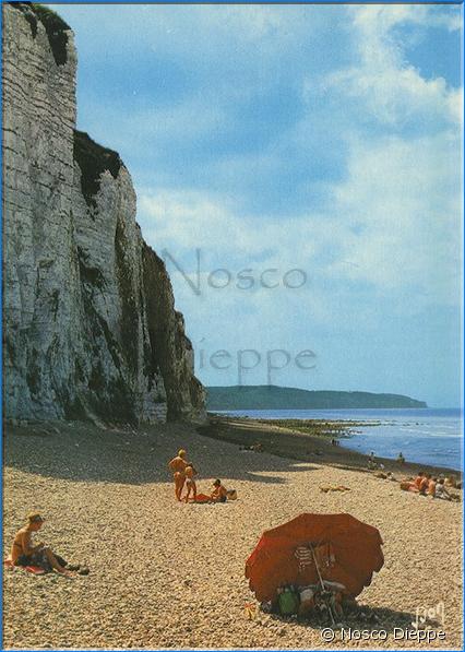 DIEPPE - LA FALAISE DU BAS FORT BLANC