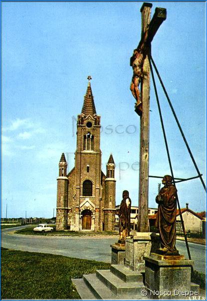 DIEPPE - EGLISE DE BON SECOURS ET LE CALVAIRE