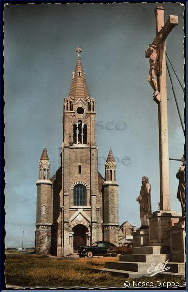 DIEPPE - NOTRE DAME DE BON SECOURS - VUE COULEURS