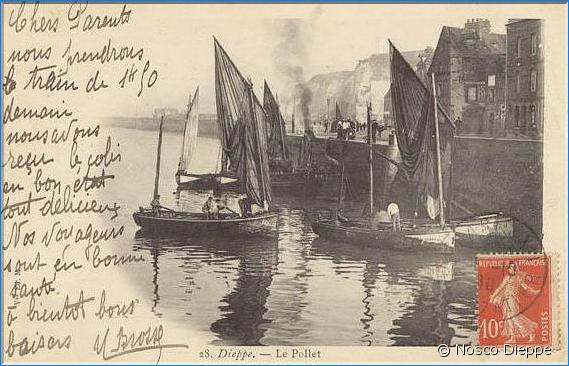 DIEPPE - BATEAUX DE PECHE
