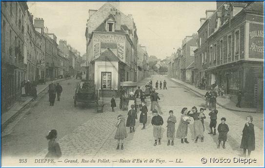 DIEPPE - GRAND RUE DU POLLET - ROUTE D EU ET DE PUYS
