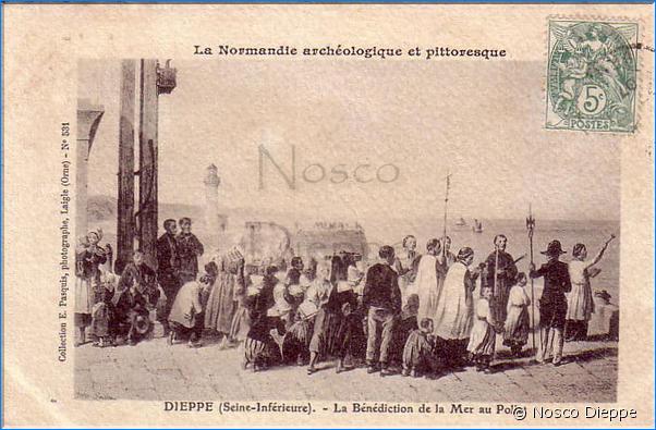 DIEPPE - LA BENEDICTION DE LA MER AU POLLET