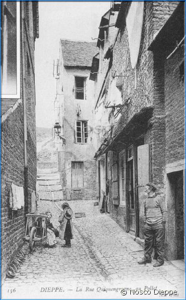 DIEPPE - LE POLLET - LA RUE QUIQUENGROGNE