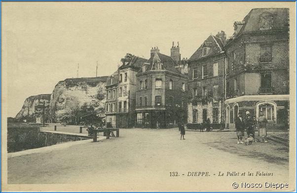 DIEPPE - LE POLLET ET LES FALAISES