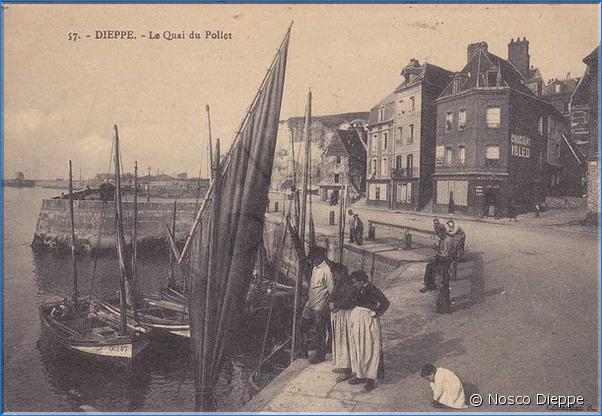DIEPPE - LE QUAI DU POLLET - CLLECTION R. F.