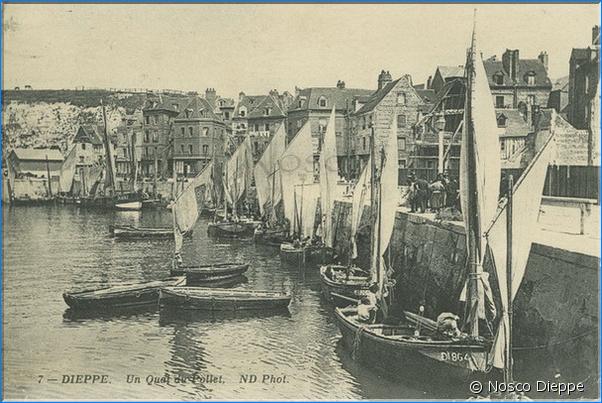 DIEPPE - UN QUAI DU POLLET - ND PHOTO - VERSION 1