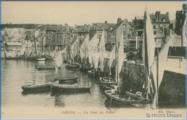 DIEPPE - UN QUAI DU POLLET - ND PHOTO - VERSION 2
