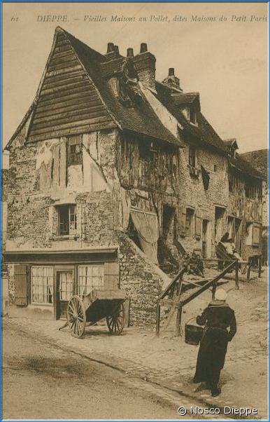 DIEPPE - VIEILLES MAISONS AU POLLET DITES MAISONS DU PETIT PARIS - VERSION 1