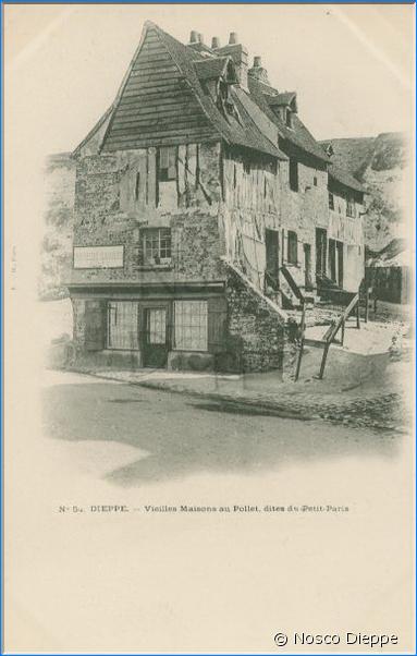 DIEPPE - VIEILLES MAISONS AU POLLET DITES MAISONS DU PETIT PARIS - VERSION 3