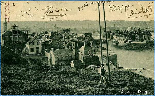 DIEPPE -.VUE SUR LE QUARTIER DU POLLET