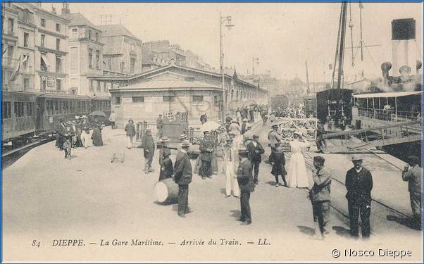 DIEPPE - LA GARE MARITIME - EDITION LL - N 84