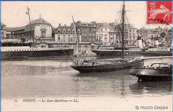 DIEPPE - LA GARE MARITIME - EDITION LL