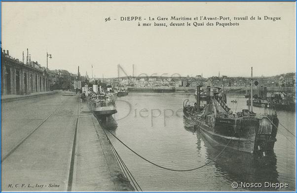 DIEPPE - LA GARE MARITIME ET L AVANT PORT_2