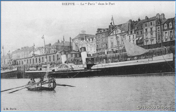 DIEPPE - LE PARIS DANS LE PORT