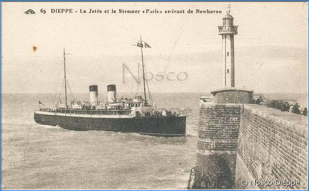 DIEPPE - LE STEAMER PARIS