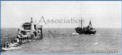 DIEPPE - LA JETEE OUEST APRES GUERRE