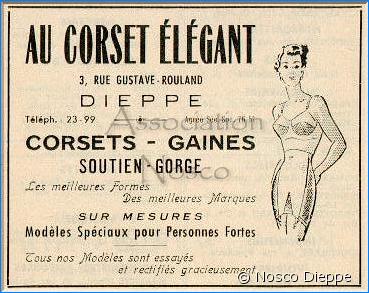 DIEPPE - AU CORSET ELEGANT - RUE GUSTAVE ROULAND