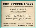 DIEPPE - AUX TRAVAILLEURS - LACAILLE - PLACE NATIONALE