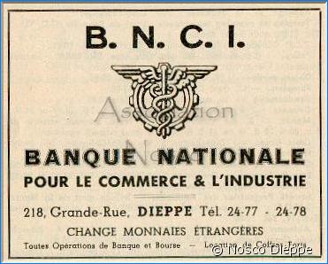DIEPPE - B.N.C.I. - 218 GRANDE RUE