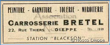 DIEPPE - CARROSSERIE BRETEL - 22 RUE THIERS