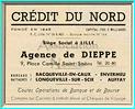 DIEPPE - CREDIT FU NORD - 9 PLACE CAMILLE SAINT SAENS