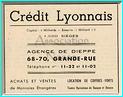 DIEPPE - CREDIT LYONNAIS - 58 70 GRANDE RUE