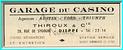 DIEPPE - GARAGE DU CASINO - THIROUX ET CIE - 28 RUE DE SYGOGNE