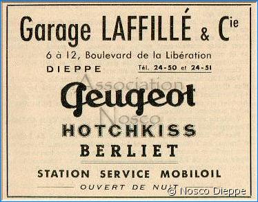 DIEPPE - GARAGE LAFFILLE - 6 A 12 BOULEVARD DE LA LIBERATION
