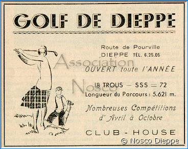 DIEPPE - GOLF DE DIEPPE - ROUTE DE POURVILLE