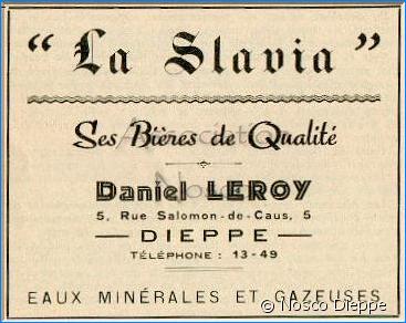 DIEPPE - LA SLAVIA - DANIEL LEROY - 5 RUE SALOMON DE CAUX