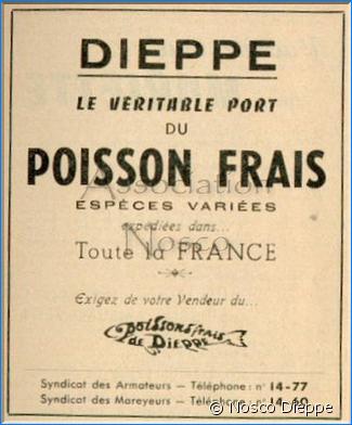 DIEPPE - LE VERITABLE PORT DU POISSON FRAIS