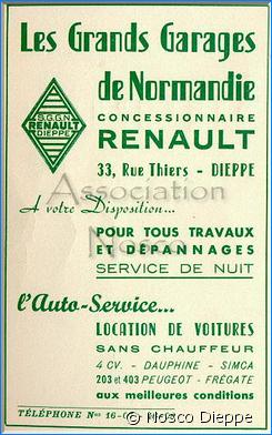 DIEPPE - LES GRANDS GARAGES DE NORMANDIE - 33 RUE THIERS