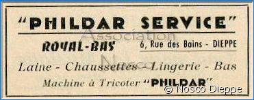 DIEPPE - PHILDAR SERVICE - 6 RUE DES BAINS