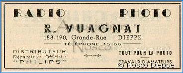 DIEPPE - RADIO - PHOTO - R VUAGNAT - 188 - 190 GRANDE RUE