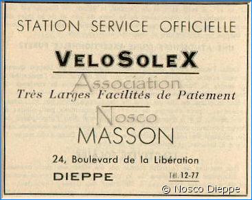 DIEPPE - STATION SERVICE OFFICIELLE - MASSON - 24 BLD DE LA LIBERATION