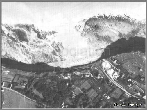 DIEPPE - PUYS - VUE AERIENNE EN 1944