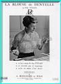 LA BLOUSE DE DENTELLE EN FIL NYLON - A. RIECHERS